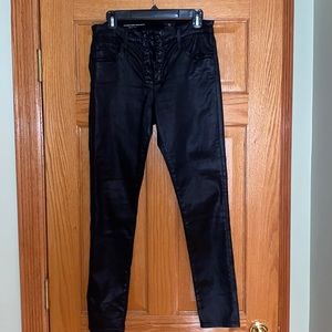 AG Leather Skinny Pants